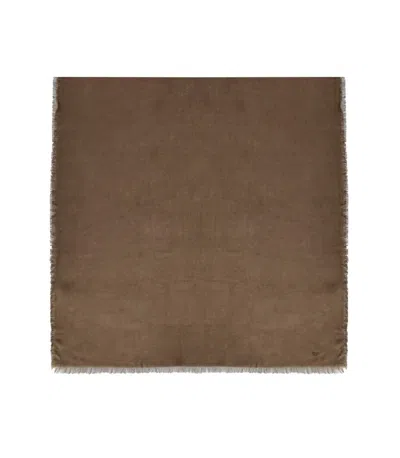 Weekend Max Mara Latino Brown Scarf In Brown