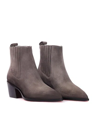 Santoni Basic M/w - Ankle Boot In Gray