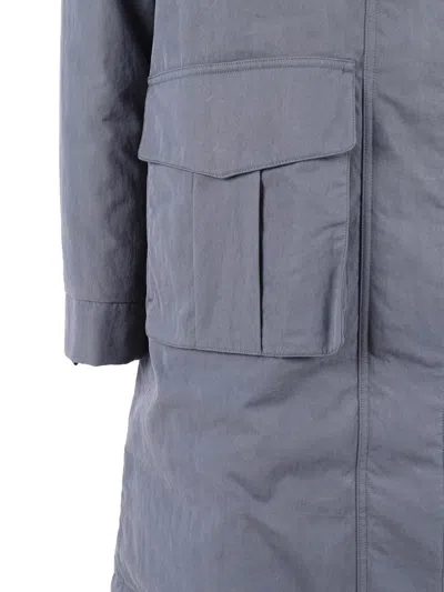 K-way Coat  Woman Color Blue In Gray