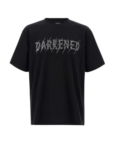 44 Label Group Men Darkened Type T-shirt In Black