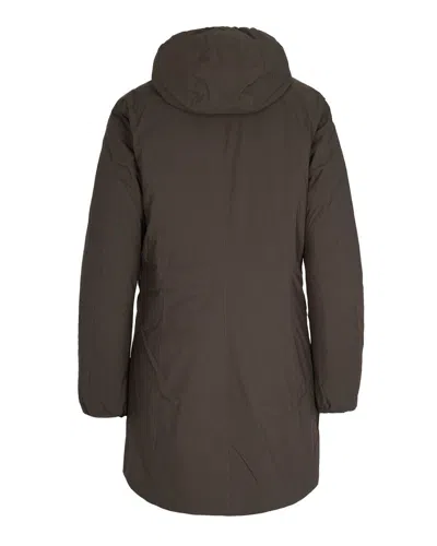 K-way Denise St Thermo Reversible Jacket In Brown