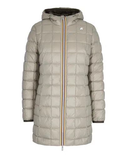 K-way Denise St Thermo Reversible Jacket In Brown
