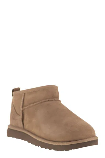 Ugg W Classic Micro Rocky Oak Mule In Brown