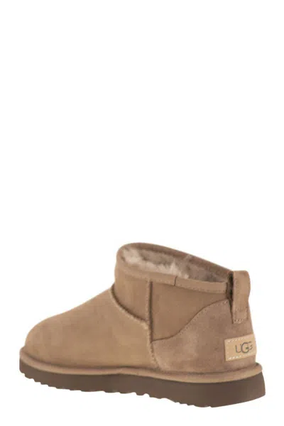 Ugg W Classic Micro Rocky Oak Mule In Brown