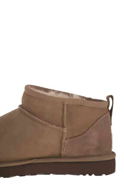 Ugg W Classic Micro Rocky Oak Mule In Brown