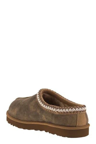 Ugg Tasman Baxter Slippers With Braided Details In Brown