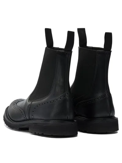 Tricker's Stivaletto Chelsea Boots In Black