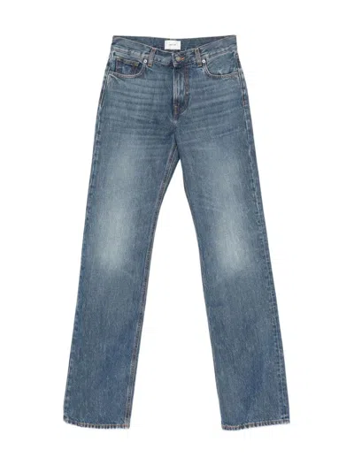 Haikure Denim Straight-leg Jeans In Blue