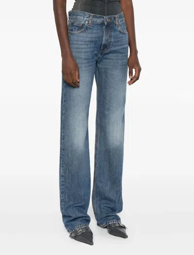 Haikure Denim Straight-leg Jeans In Blue