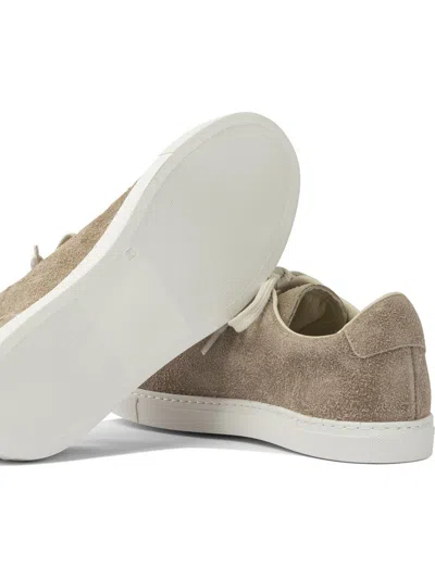 Common Projects Casual Low-top Suede Sneakers And Slip-ons In Gray