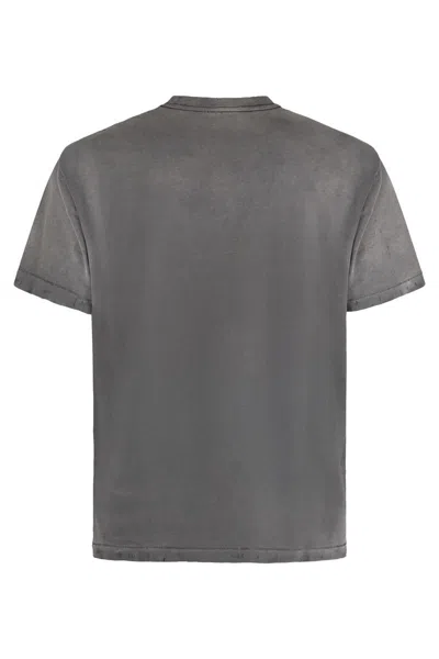 Local Authority Cotton Crew-neck Sweatshirt In Gray