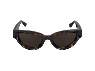 Bottega Veneta Womens Brown 6j000413 Bv1249s Cat Eye-frame Injected Sunglasses In Havana Havana Brown