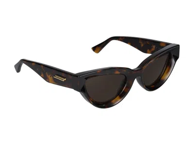 Bottega Veneta Womens Brown 6j000413 Bv1249s Cat Eye-frame Injected Sunglasses In Havana Havana Brown
