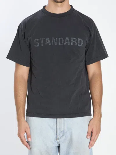 Balenciaga "standard" T-shirt By Bb In Blue