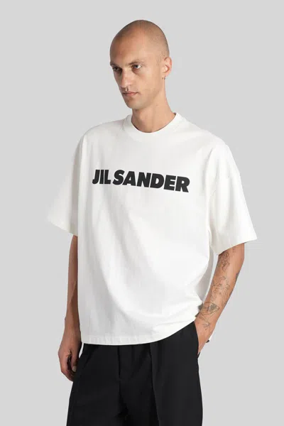 Jil Sander White Cotton T-shirt