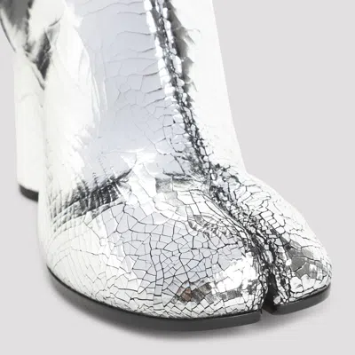 Maison Margiela Broken Mirror Boots In Silver