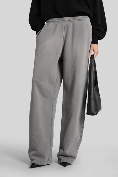 Alexander Wang Articulated-leg Track-pants In Gray