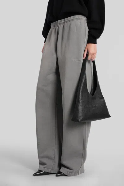 Alexander Wang Articulated-leg Track-pants In Gray