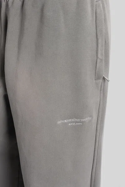 Alexander Wang Articulated-leg Track-pants In Gray