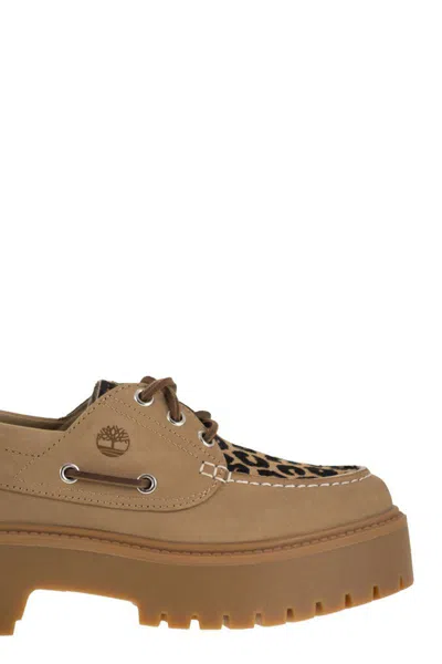 Timberland Stone Street - Boat Shoe With Platform In Neutral