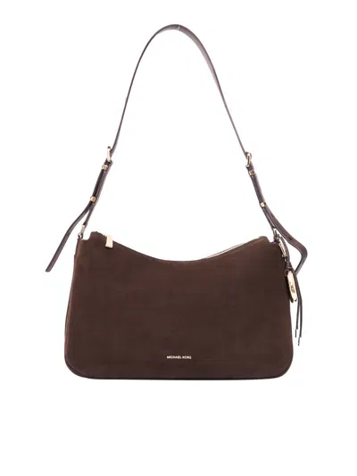 Michael Kors Md Tz Conv Shoulder Bag In Brown
