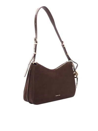 Michael Kors Md Tz Conv Shoulder Bag In Brown