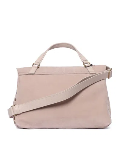 Zanellato Structured Leather Handbag With Flap Closure In Multi