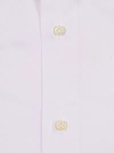 Mazzarelli Cotton Slim Fit Shirt In White