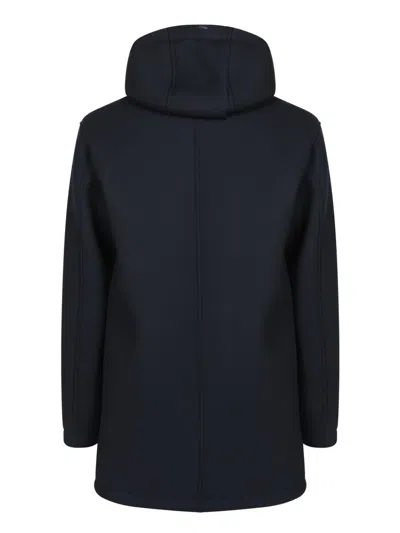 Herno Technical Fabric Parka In Blue