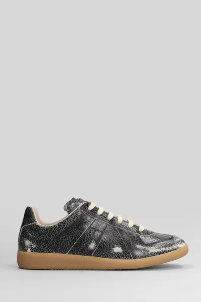 Maison Margiela Replica Sneakers In Black