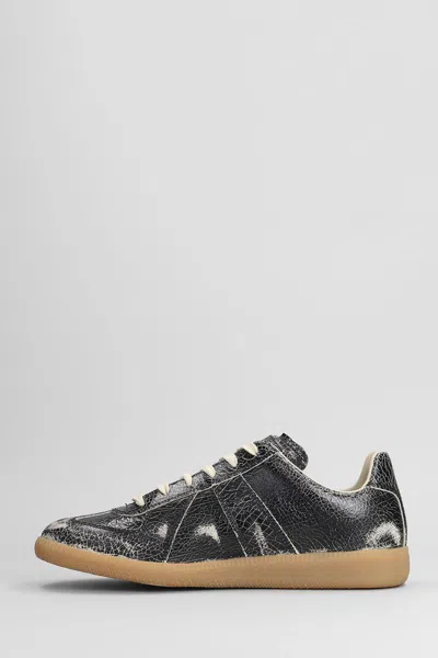 Maison Margiela Replica Sneakers In Black