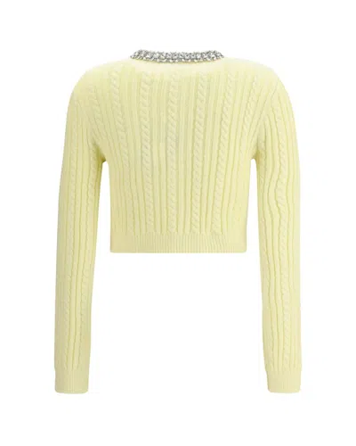 Self-portrait Cardigan Self-portrit In Yellow