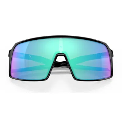 Oakley Womens Grey Oo9406 Sutro S Acetate Shield Sunglasses In Black