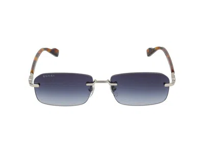 Gucci Eyewear Sunglasses In Blue