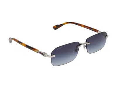 Gucci Eyewear Sunglasses In Blue