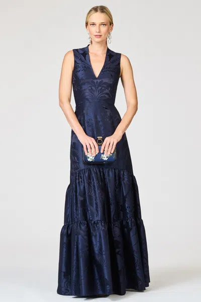 Sachin & Babi Cella Gown In Blue