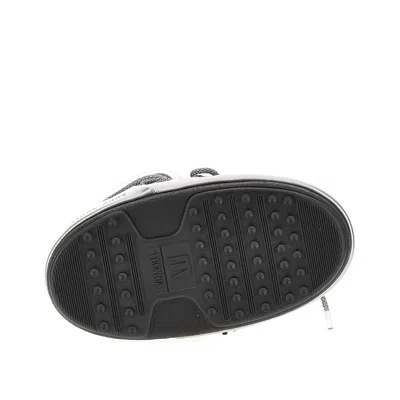 Moon Boot 'icon Low Glance' Satin Boots In Silver