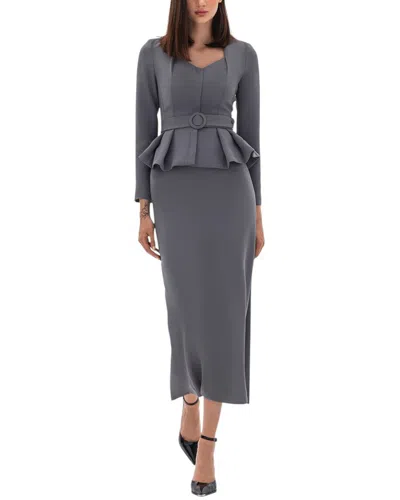 Bgl Set (jacket & Skirt) In Gray