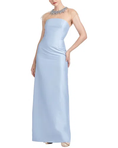 Sachin & Babi Irina Gown In Glacial Blue
