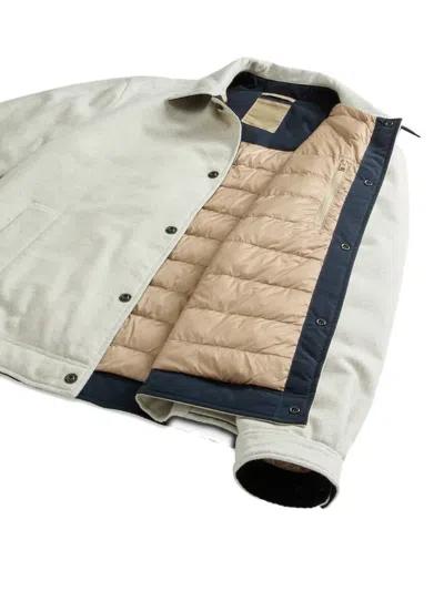 Woolrich Wool Buttoned Shirt Jacket In Multi