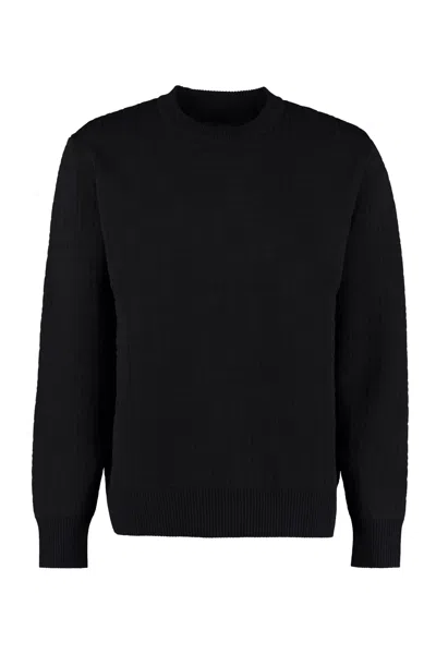 Givenchy Wool Sweater With Bandana Patch In Black