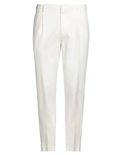 Incotex By Slowear Man Pants Ivory Size 38 Cotton, Elastane In White