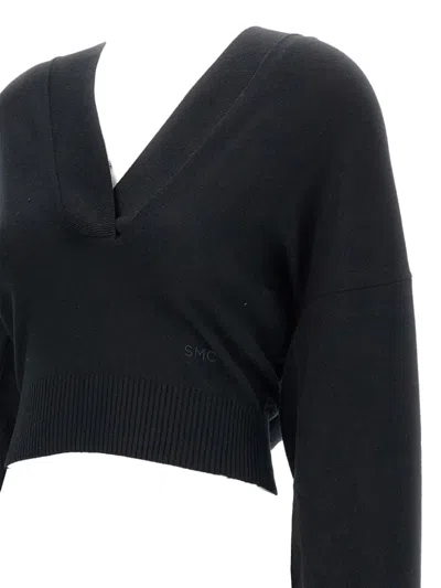 Stella Mccartney Cosy Knit Hoodie In Black