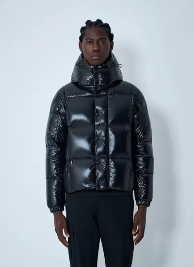 Moncler Men Tripiti Short Down Jacket Navy In Blue