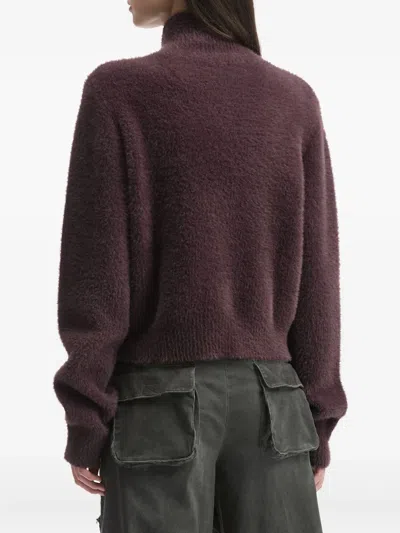 高领正面拉链夹克