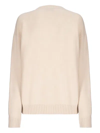 Laneus Crew-neck Sweater In Neutral