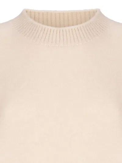 Laneus Crew-neck Sweater In Neutral
