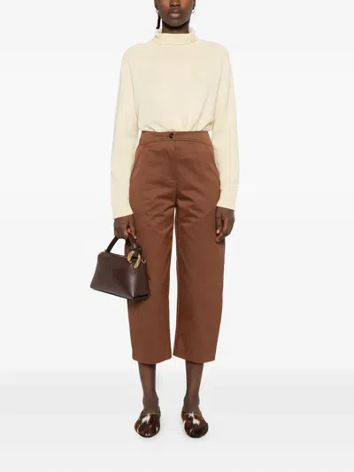 Eric Bompard High-neck Pullover In Yellow