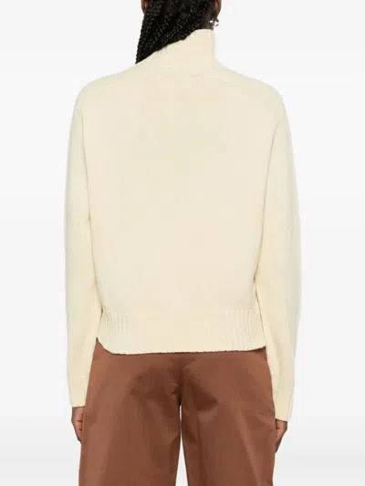 Eric Bompard High-neck Pullover In Yellow