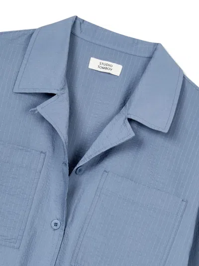 Studio Tomboy Stripe-pattern Shirt In Blue